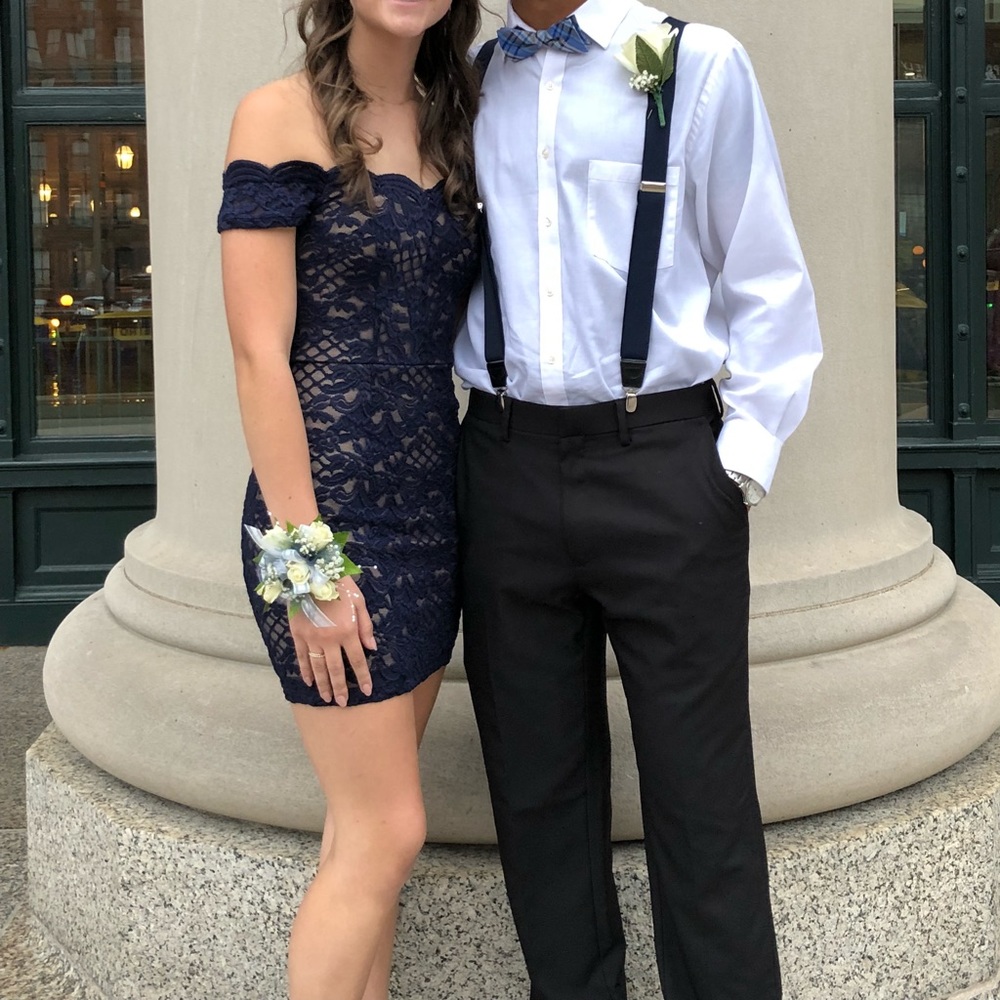 NAVY FORMAL DRESS
